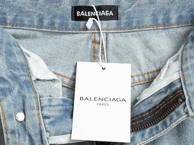 Balenciaga Shorts Jeans-001
