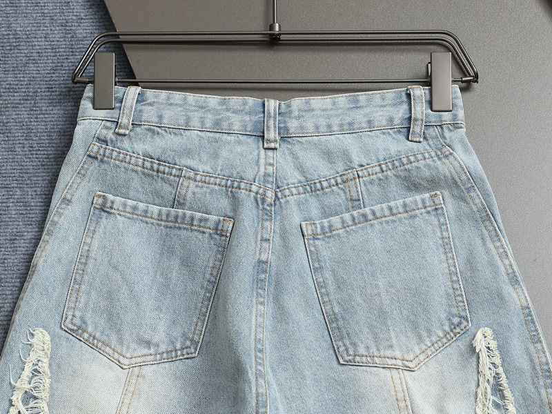 Balenciaga Shorts Jeans-001