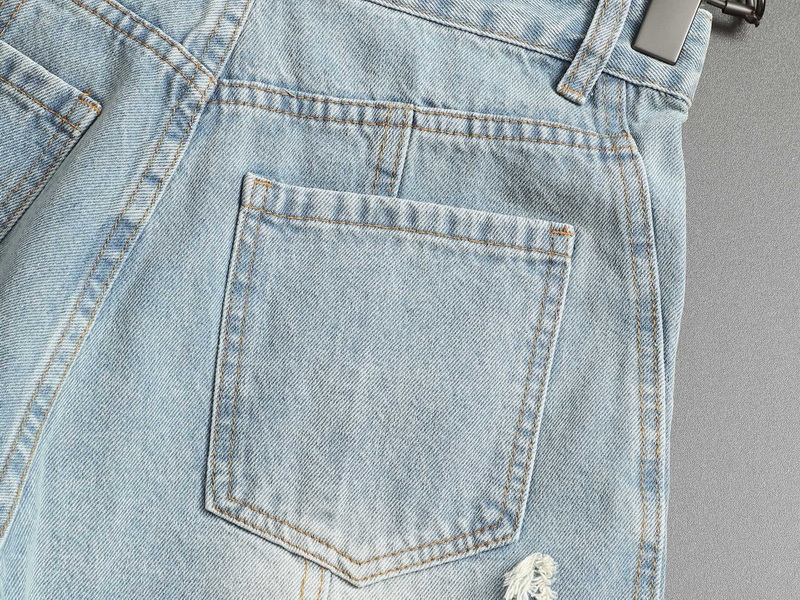 Balenciaga Shorts Jeans-001